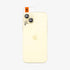 AGL07163 - iPhone 15 Pro / 15 Pro Max Optik Pro Lens Protector in natural titanium showing the device